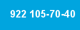 922 105-70-40